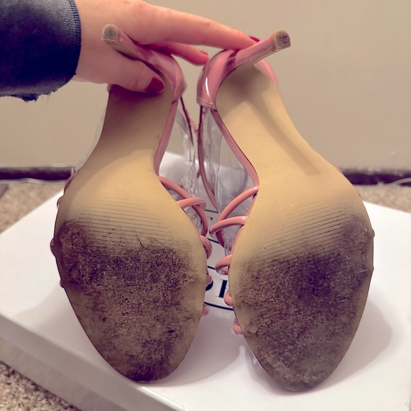 Nude pink patent strappy heel | Satya, Steve Madden - Picture 3 of 3